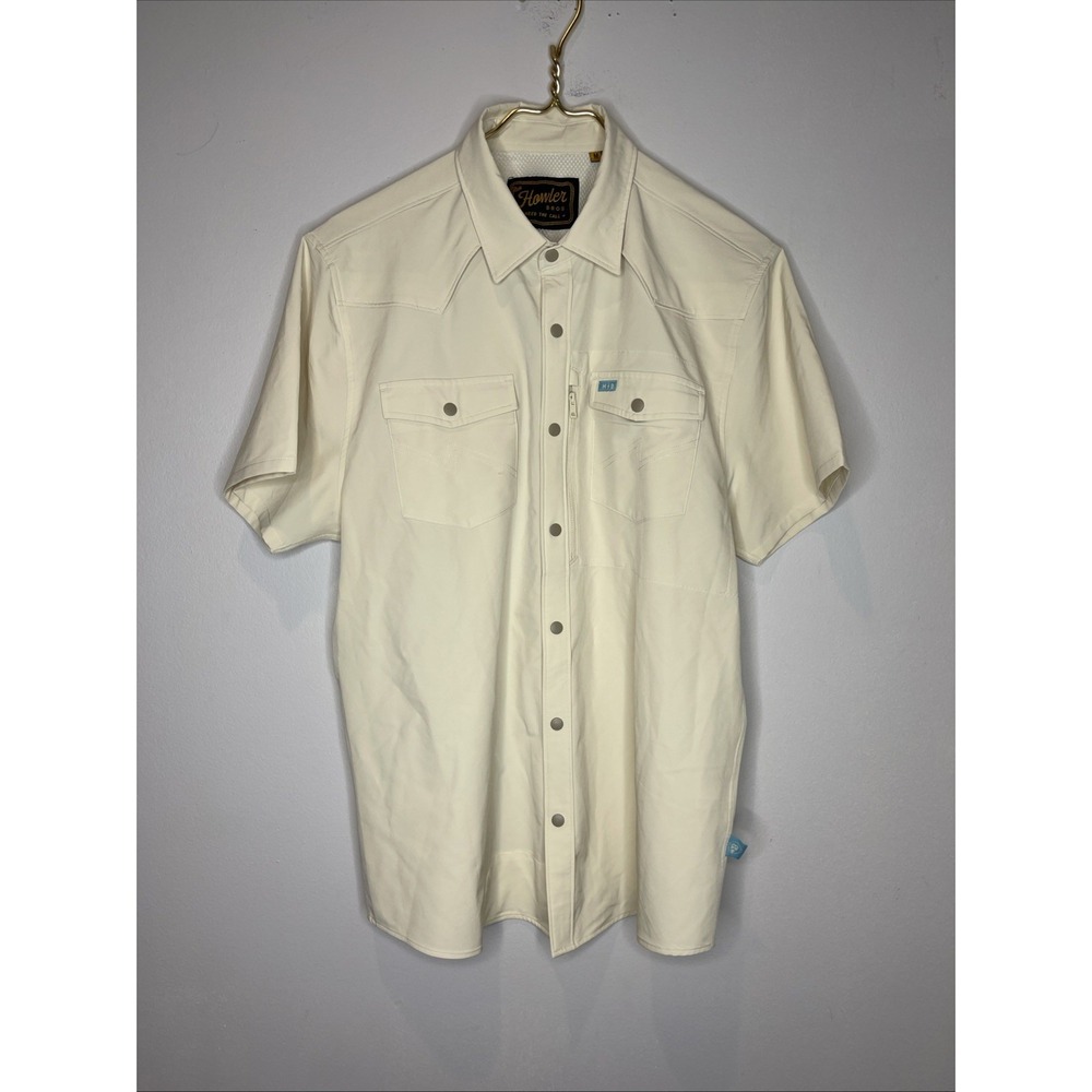Howler Brothers Cream Casual Button Down Shirt